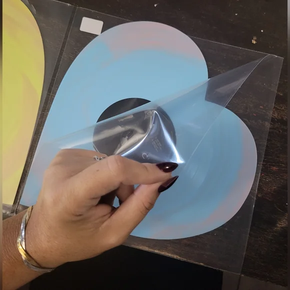 Taylor Swift Lover Live From Paris Heart Vinyl